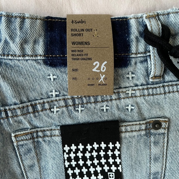 BNWT⎜Aritzia × Ksubi⎜RISE N HI DENIM SHORT⎜MUSE - Picture 14 of 16